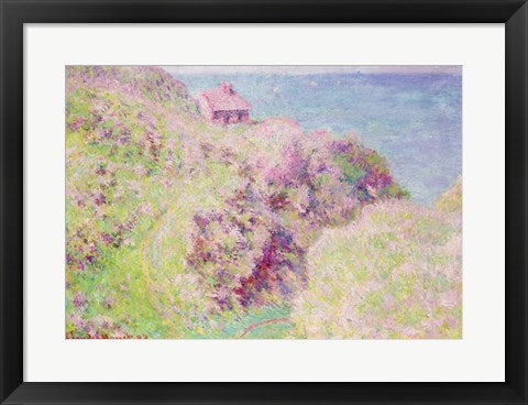Framed Art Frame Art Customs house at Varengeville, 1897 by Claude Monet Wall Decor 18x24 Artwork