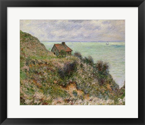 Framed Art The Customs Officers' Hut at Pourville, 1882 by Claude Monet Wall Decor 18x24 Artwork