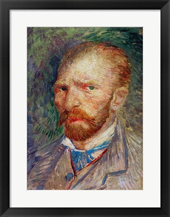 Framed Art Self Portrait, 1887 by Vincent Van Gogh Wall Decor 18x24 Artwork
