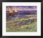 Seascape at Saintes-Maries by Vincent Van Gogh