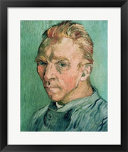 Self Portrait, 1889 (green) by Vincent Van Gogh