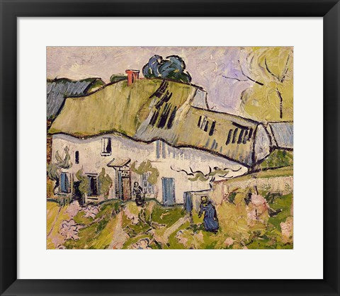 Framed Art The Farm in Summer, 1890 by Vincent Van Gogh Wall Decor 18x24 Artwork