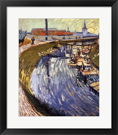 Framed Art La Roubine du Roi, 1888 by Vincent Van Gogh Wall Decor 18x24 Artwork