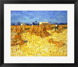 Harvest in Provence by Vincent Van Gogh