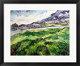 The Green Wheatfield behind the Asylum, 1889 by Vincent Van Gogh