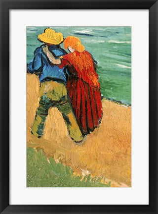 Framed Art Frame Art A Pair of Lovers, Arles, 1888 by Vincent Van Gogh Wall Decor 18x24 Artwork