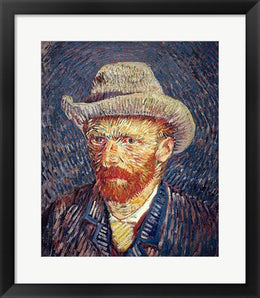 Self Portrait with Felt Hat by Vincent Van Gogh