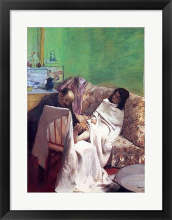 Framed Art The Pedicure, 1873 by Edgar Degas Wall Decor 18x24 Artwork