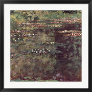 Framed Art Etang aux Nympheas by Claude Monet Wall Decor 18x24 Artwork