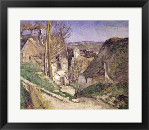 Framed Art The House of the Hanged Man by Paul Cezanne Wall Decor 18x24 Artwork
