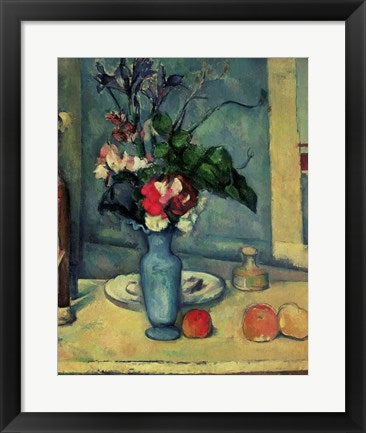 Framed Art The Blue Vase by Paul Cezanne Wall Decor 18x24 Artwork