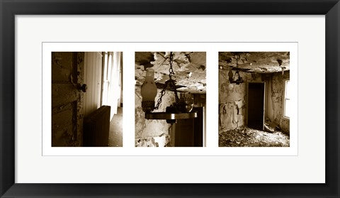 Framed Art Urban Renewal Triptich (Sepia) Wall Decor 18x24 Artwork