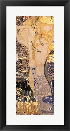 Framed Art Water Serpents I by Gustav Klimt Wall Decor 18x24 Artwork