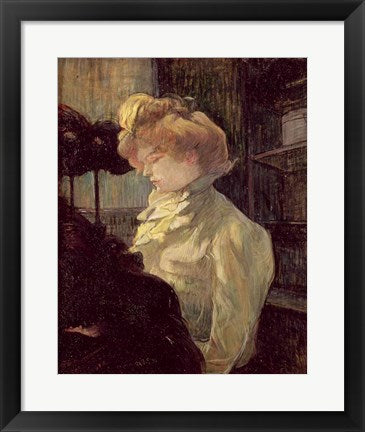 Framed Art The Milliner, 1900 by Henri de Toulouse-Lautrec Wall Decor 18x24 Artwork