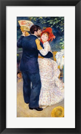 Framed Art Frame Art A Dance in the Country, 1883 by Pierre-Auguste Renoir Wall Decor 18x24 Artwork