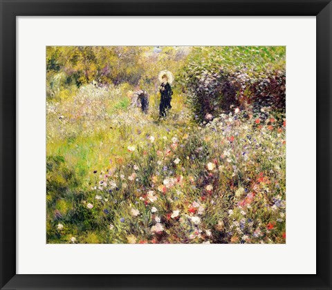 Framed Art Summer Landscape by Pierre-Auguste Renoir Wall Decor 18x24 Artwork