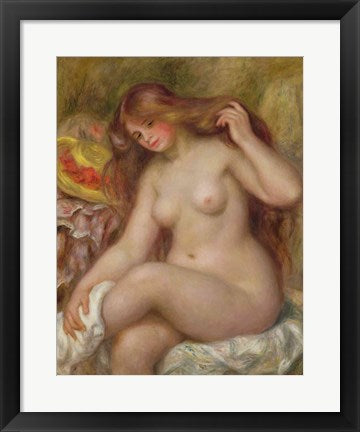 Framed Art Framed Bather, c.1903 by Pierre-Auguste Renoir Wall Decor18x24 Artwork