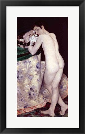 Framed Art Frame Art A Boy with a Cat, 1868 by Pierre-Auguste Renoir Wall Decor 18x24 Artwork