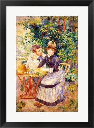 Framed Art In the Garden, 1885 by Pierre-Auguste Renoir Wall Decor 18x24 Artwork