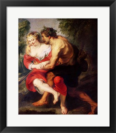 Framed Art Scene of Love by Peter Paul Rubens Wall Decor 18x24 Artwork