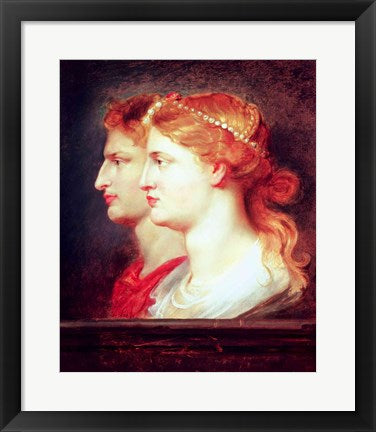 Framed Art Tiberius by Peter Paul Rubens Wall Decor 18x24 Artwork