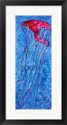 Framed Art Jellyfish by Natalie Talocci Wall Decor 18x24 Artwork
