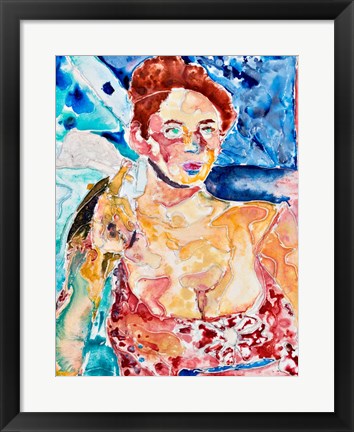 Framed Art The Smoker by Natalie Talocci Wall Decor 18x24 Artwork