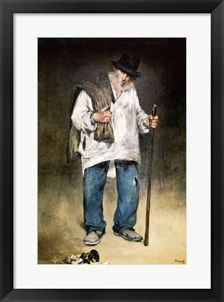 Framed Art The Ragman, 1869 by Edouard Manet Wall Decor 18x24 Artwork