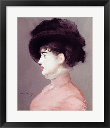 Framed Art La Viennoise: Portrait of Irma Brunner, c.1880 by Edouard Manet Wall Decor 18x24 Artwork