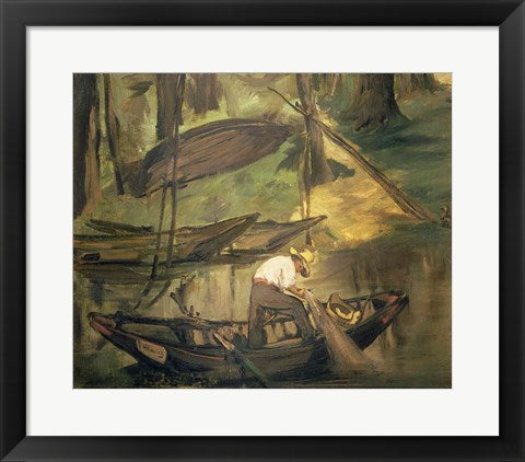 Framed Art The Fisherman, c.1861 by Edouard Manet Wall Decor 18x24 Artwork