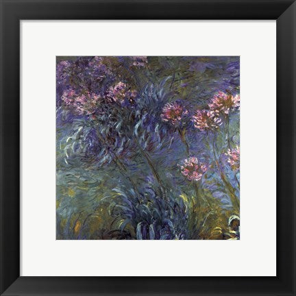 Framed Art Jewelry lilies by Claude Monet Wall Decor 18x24 Artwork