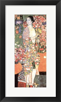 Framed Art The Dancer, 1916-1918 by Gustav Klimt Wall Decor 18x24 Artwork