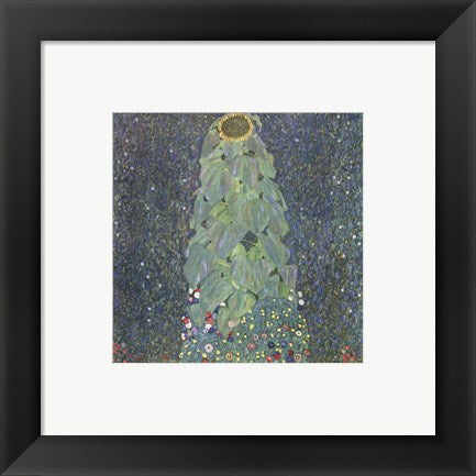 Framed Art The Sunflower, c. 1906-1907 by Gustav Klimt Wall Decor 18x24 Artwork