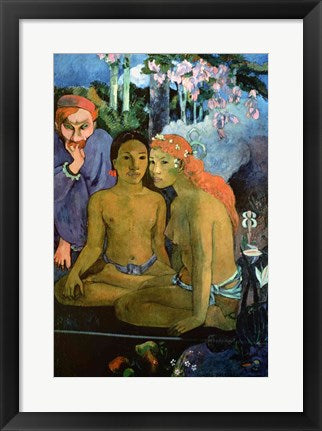 Framed Art Contes Barbares, 1902 by Paul Gauguin Wall Decor 18x24 Artwork