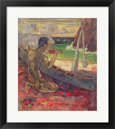 Framed Art The Poor Fisherman, 1896 by Paul Gauguin Wall Decor 18x24 Artwork