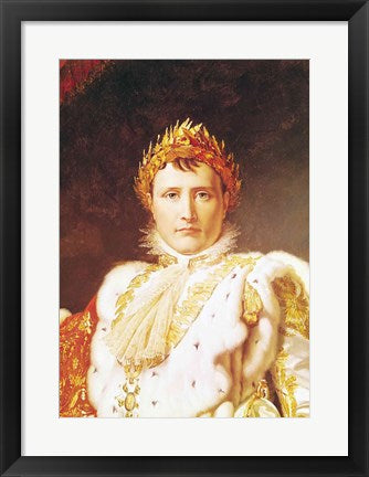 Framed Art Napoleon I by Francois Gerard Wall Decor 18x24 Artwork