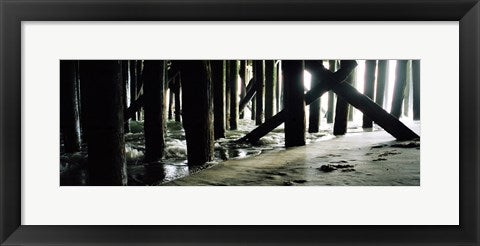 Framed Art Seaside Dock by Rob Sturcke Wall Decor 18x24 Artwork