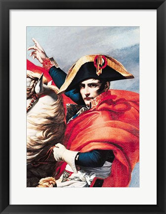 Framed Art Napoleon by Jacques-Louis David Wall Decor 18x24 Artwork