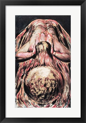 Framed Art Frame Art Book of Urizen; Blake's retelling of the Creation of Eve in the Creation of Enitharmon by William Blake Wall Decor 18x24 Artwork