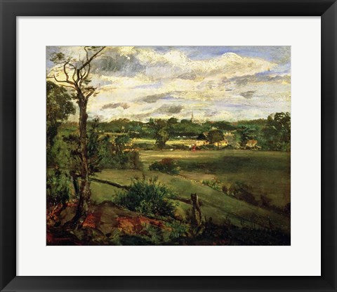 Framed Art View of Highgate from Hampstead Heath, c.1834 by John Constable Wall Decor 18x24 Artwork