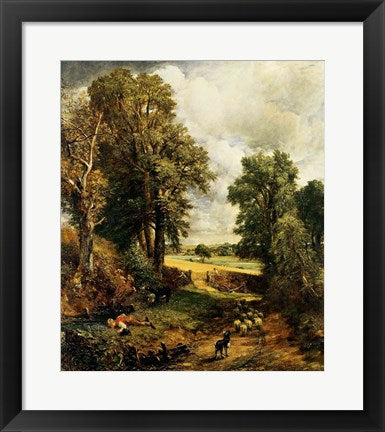 Framed Art The Cornfield, 1826 by John Constable Wall Decor 18x24 Artwork
