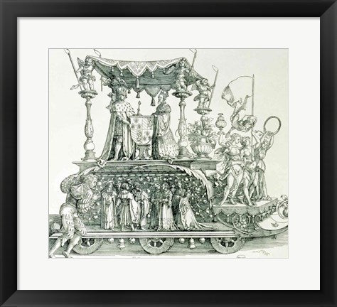 Framed Art The Burgundian Marriage by Albrecht Durer Wall Decor 18x24 Artwork