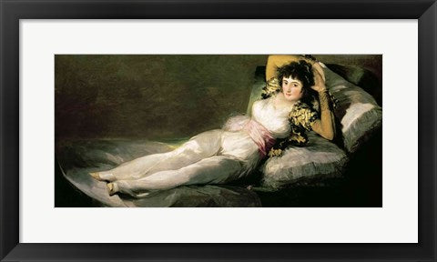 Framed Art The Clothed Maja, c.1800 by Francisco De Goya Wall Decor 18x24 Artwork