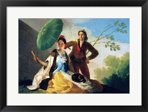 Framed Art The Parasol, 1777 by Francisco De Goya Wall Decor 18x24 Artwork