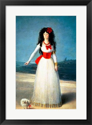 Framed Art The Duchess of Alba, 1795 by Francisco De Goya Wall Decor 18x24 Artwork