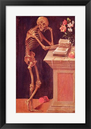 Framed Art Vanitas, 1543 by Hans Holbein The Younger Wall Decor 18x24 Artwork