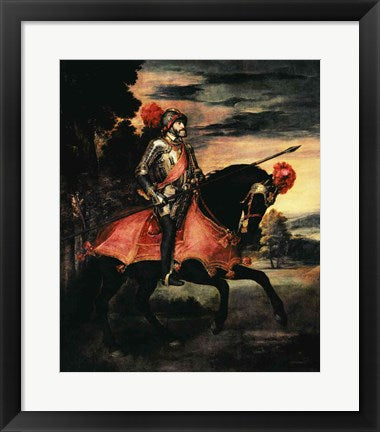 Framed Art The Emperor Charles V by Titian Wall Decor 18x24 Artwork