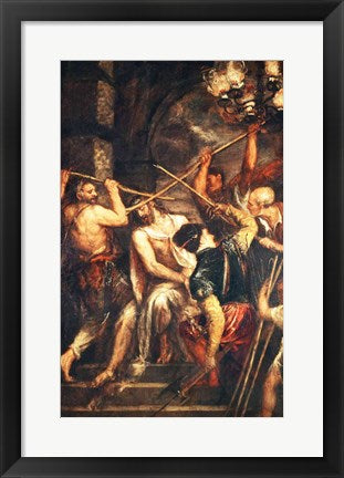 Framed Art The Crowning with Thorns by Titian Wall Decor 18x24 Artwork