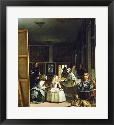 Framed Art Las Meninas by Diego Velazquez Wall Decor 18x24 Artwork