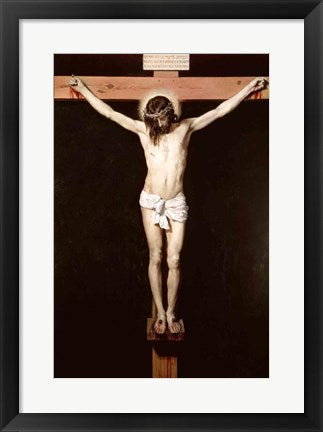 Framed Art Frame Art Christ on the Cross, c.1630 by Diego Velazquez Wall Decor 18x24 Artwork